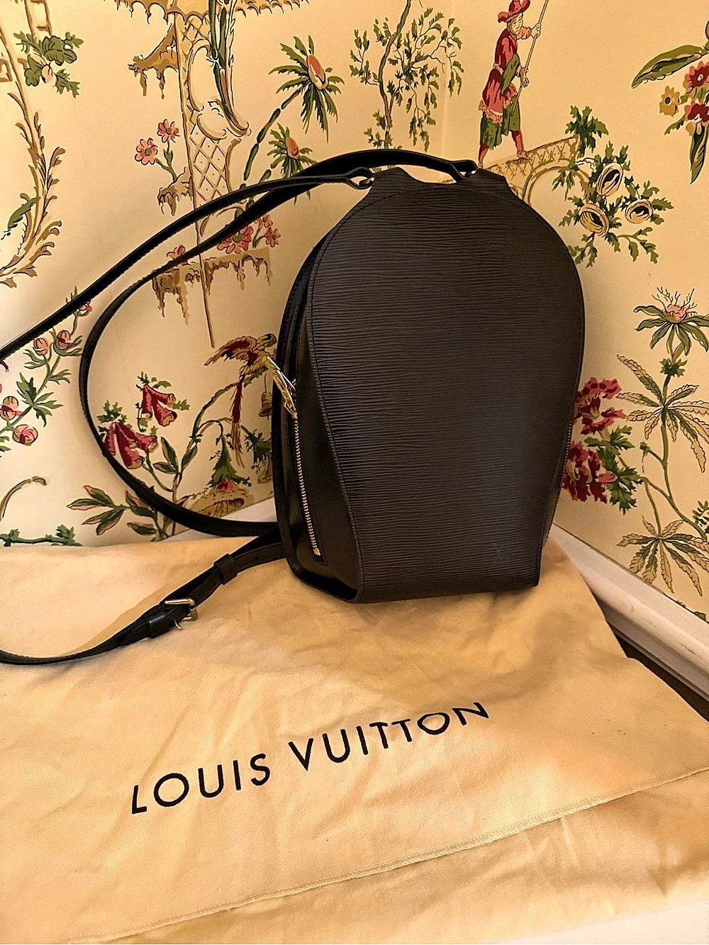 Louis Vuitton Mabillon Backpack Black Epi Leather